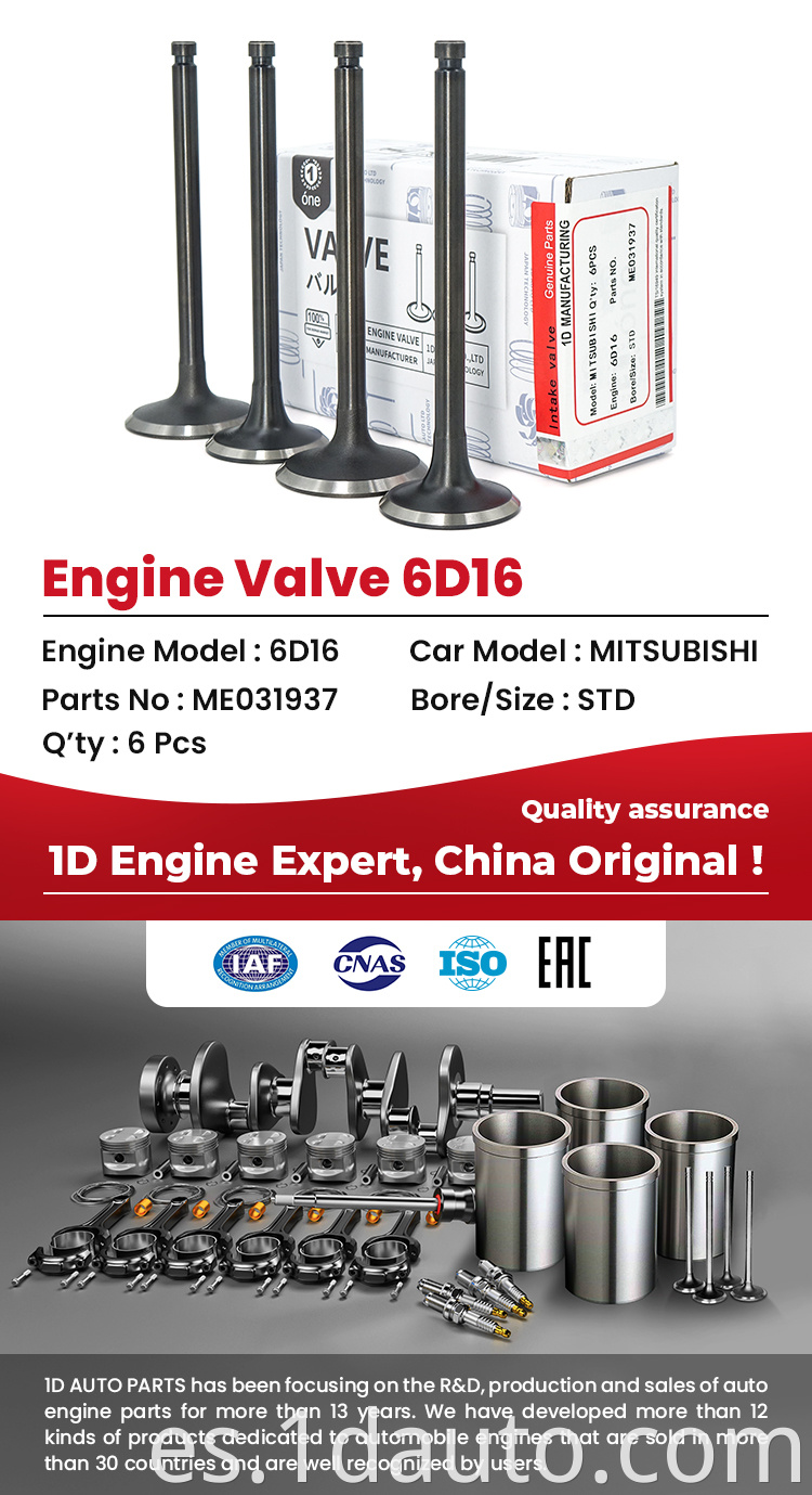 MITSUBISHI 6D16 Engine Valves 